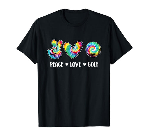 Peace Love Golf Golf Lover Golfer T-Shirt - Minimalist Print Men Women - T-Shirt, Sweatshirt, Hoodie