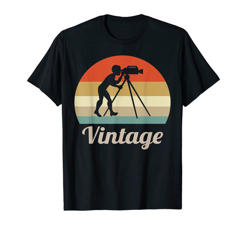 Tv Camera Operator Cameraman Film T-Shirt - Novelty Apparel for Adults - T-Shirt, Sweatshirt, Hoodie