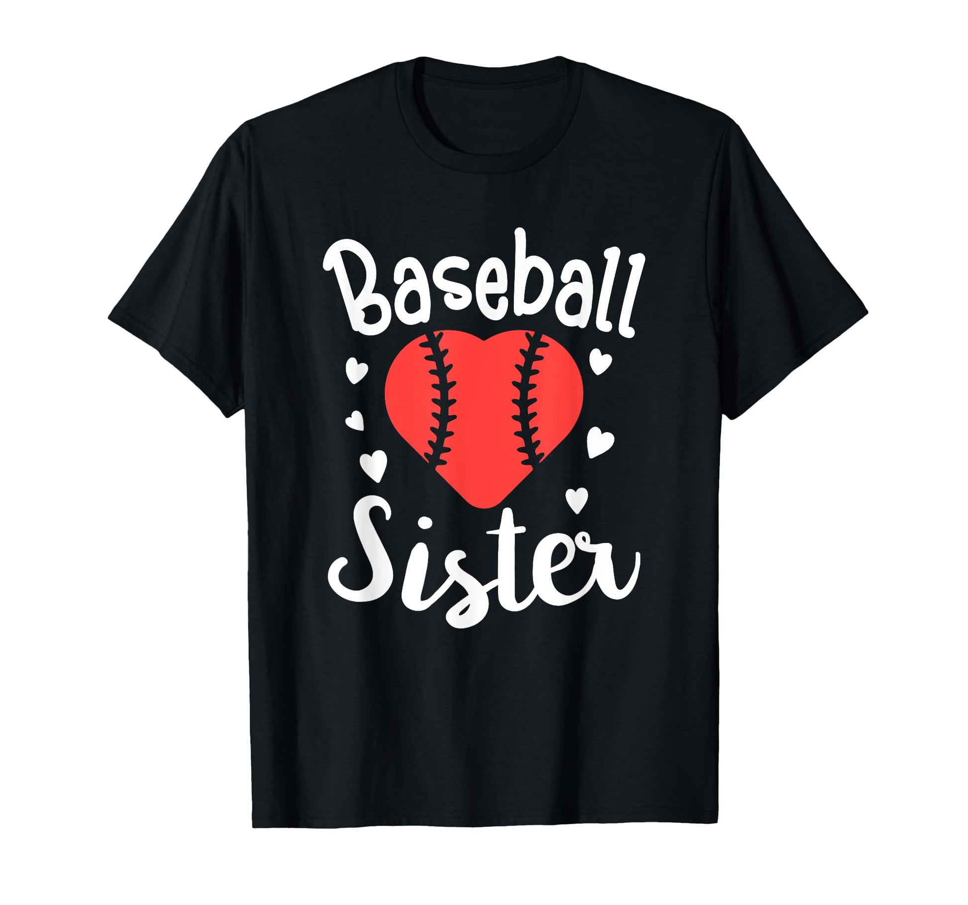 Baseball Sister Family Matching Sports T-Shirt - Novelty Apparel Unisex - T-Shirt, Sweatshirt, Hoodie