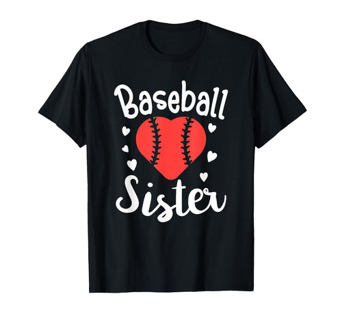 Baseball Sister Family Matching Sports T-Shirt - Novelty Apparel Unisex - T-Shirt, Sweatshirt, Hoodie
