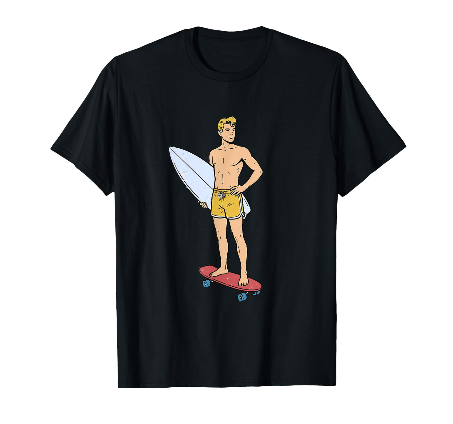 Surf California Laguna Beach Surfer T-Shirt - Minimalist Print Unisex - T-Shirt, Sweatshirt, Hoodie