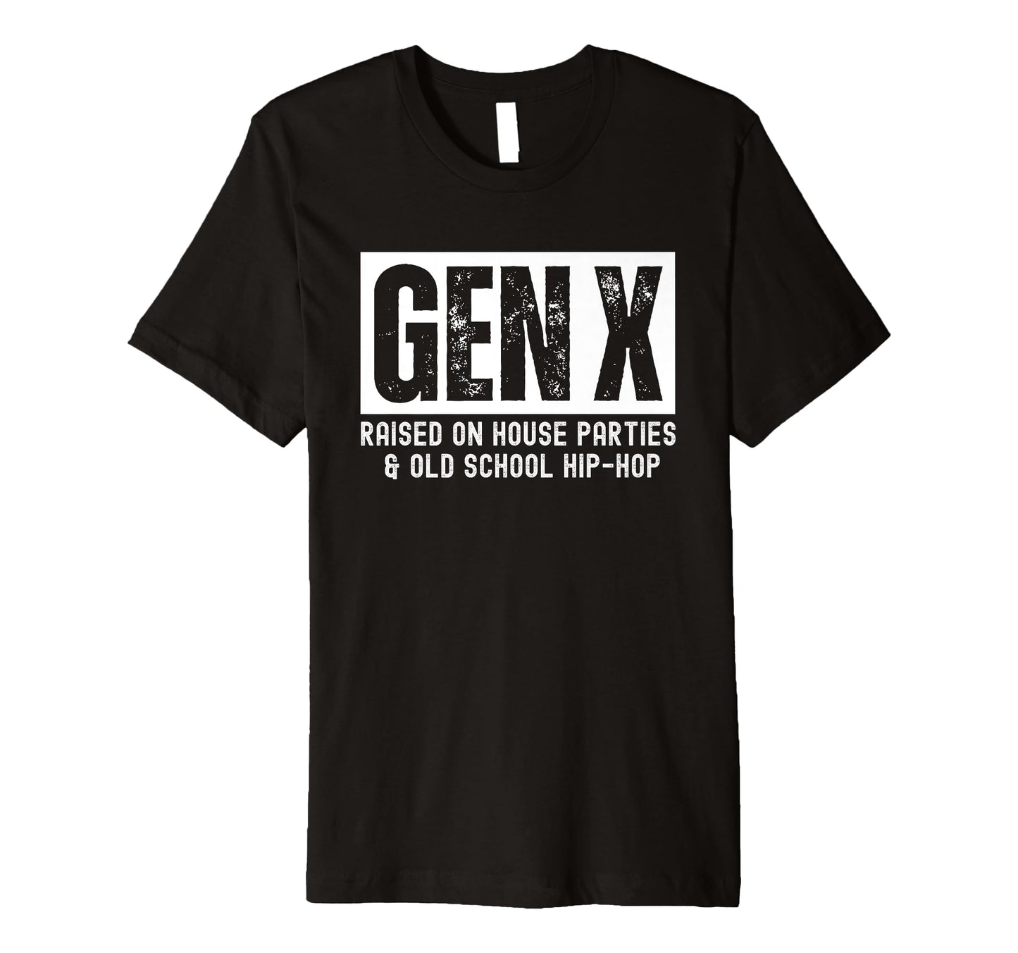 Gen X Raised House Parties And Old School T-Shirt - Graphic Print Unisex - T-Shirt, Sweatshirt, Hoodie