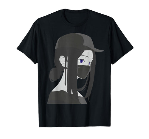 Dark Anime Beauty Mask Japanese T-Shirt - Casual Everyday Wear Unisex - T-Shirt, Sweatshirt, Hoodie