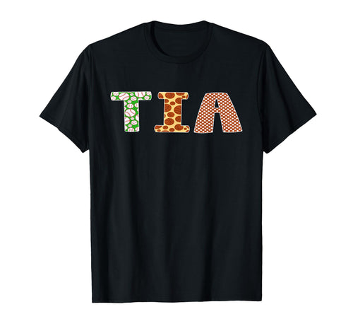 Sports Baller Aunt Tia Birthday Party T-Shirt - Trendy Graphic Men Women - T-Shirt, Sweatshirt, Hoodie