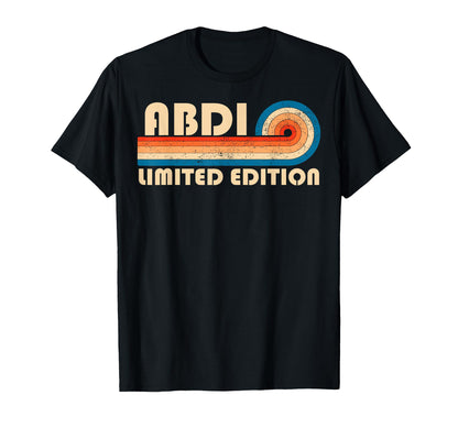 Abdi 70S 80S Sunset Stripe T-Shirt - Unique Graphic Unisex - T-Shirt, Sweatshirt, Hoodie