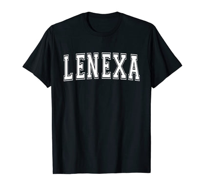 Lenexa Ks Kansas Usa Sports Varsity T-Shirt - Unique Graphic Unisex - T-Shirt, Sweatshirt, Hoodie