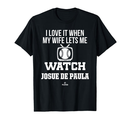 My Wife Lets Me Watch Josue De Paula T-Shirt - Minimalist Print for Adults - T-Shirt, Sweatshirt, Hoodie