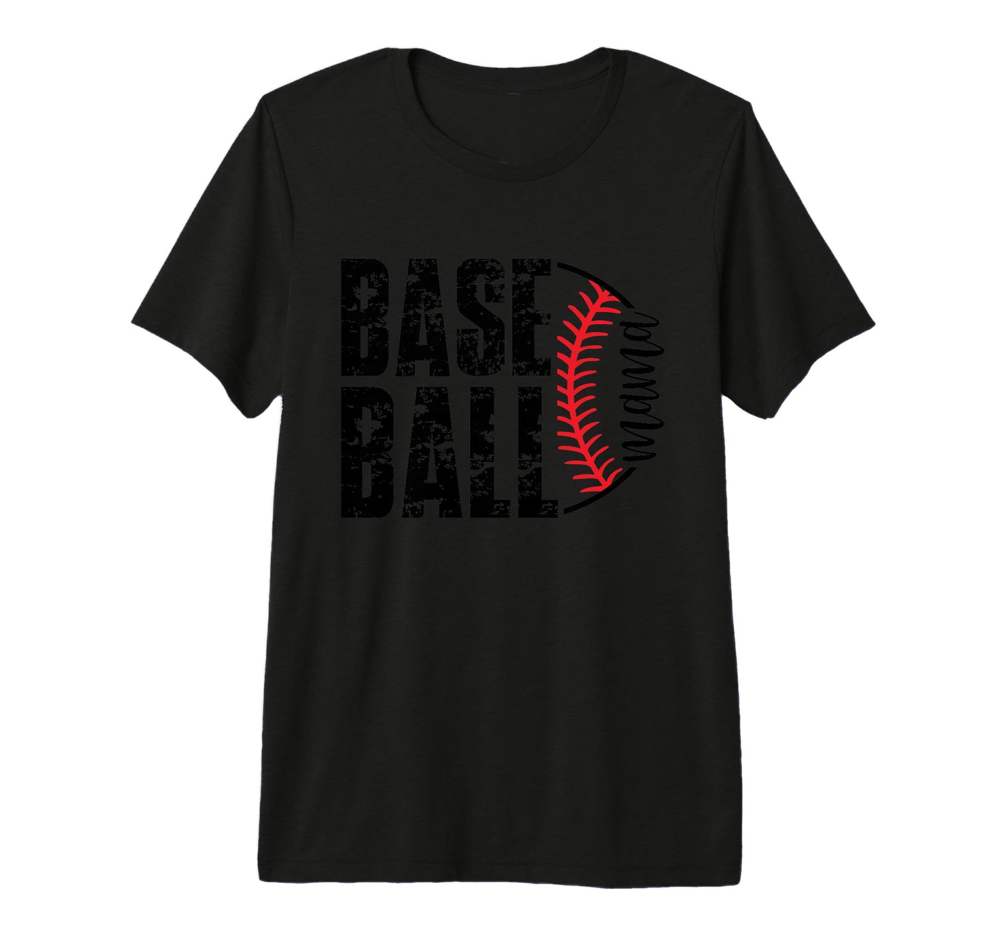 Baseball Mama Baseball Mama Tri Blend T-Shirt - Graphic Print Men Women - T-Shirt, Sweatshirt, Hoodie
