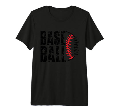 Baseball Mama Baseball Mama Tri Blend T-Shirt - Graphic Print Men Women - T-Shirt, Sweatshirt, Hoodie