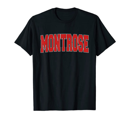 Montrose Co Colorado Varsity Usa T-Shirt - Novelty Apparel for Adults - T-Shirt, Sweatshirt, Hoodie