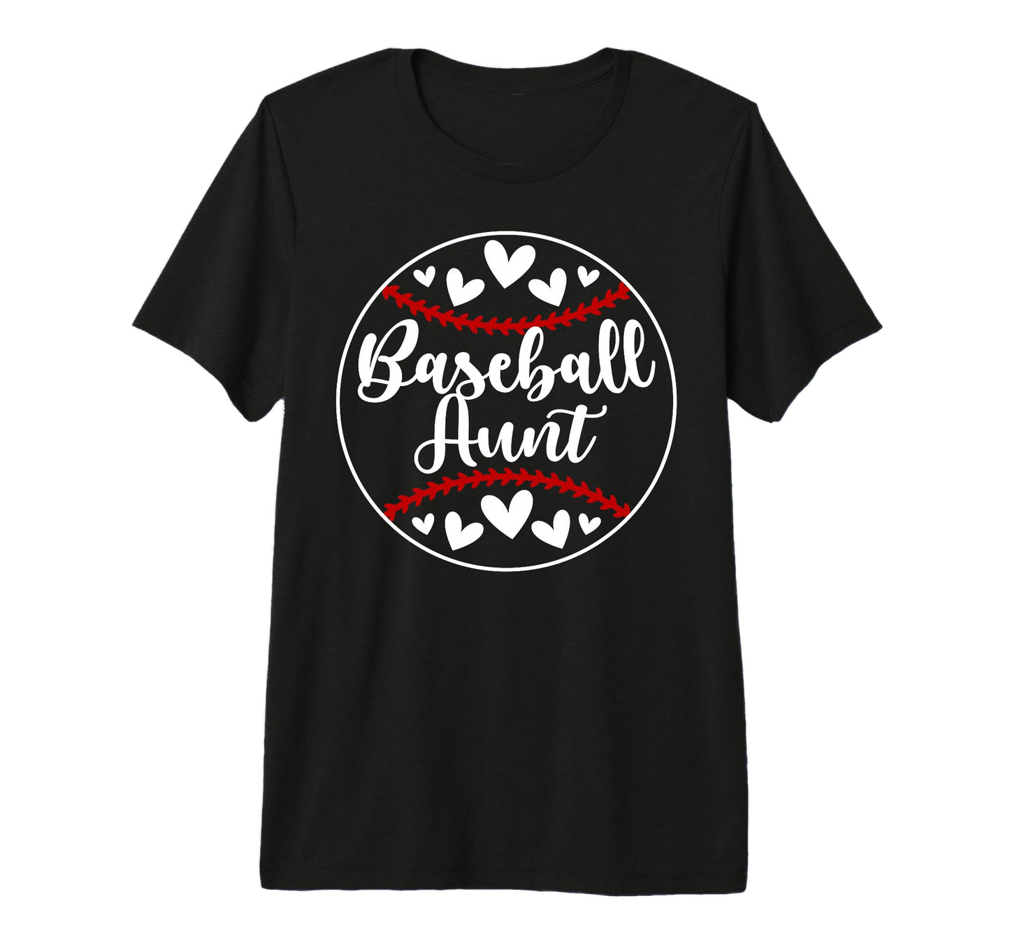 Baseball Aunt Baseball Player Auntie T-Shirt - Minimalist Print Unisex - T-Shirt, Sweatshirt, Hoodie