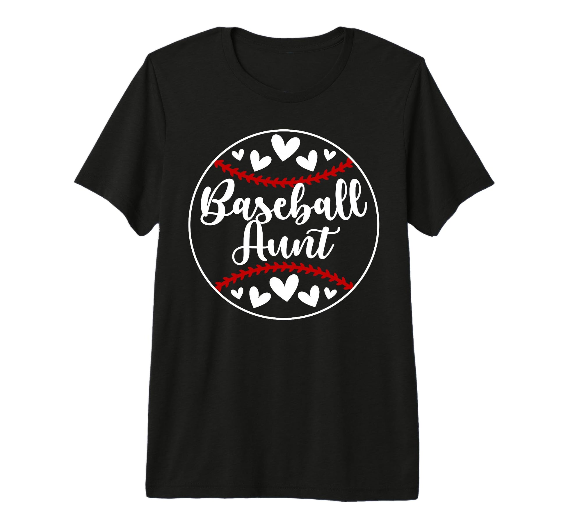 Baseball Aunt Baseball Player Auntie T-Shirt - Minimalist Print Unisex - T-Shirt, Sweatshirt, Hoodie
