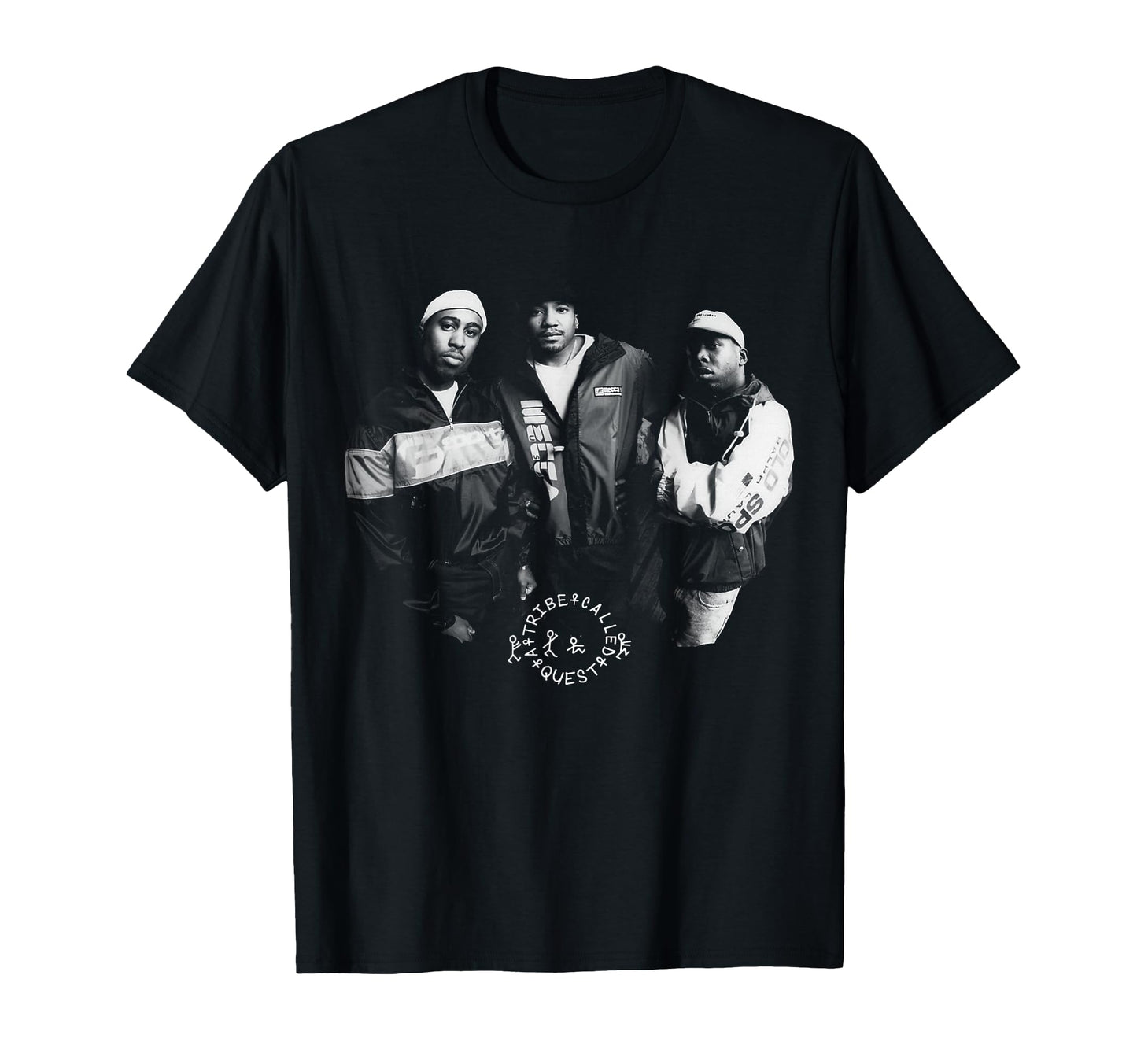 Tribe Called Quest B W Photo T-Shirt - Graphic Print Unisex - T-Shirt, Sweatshirt, Hoodie