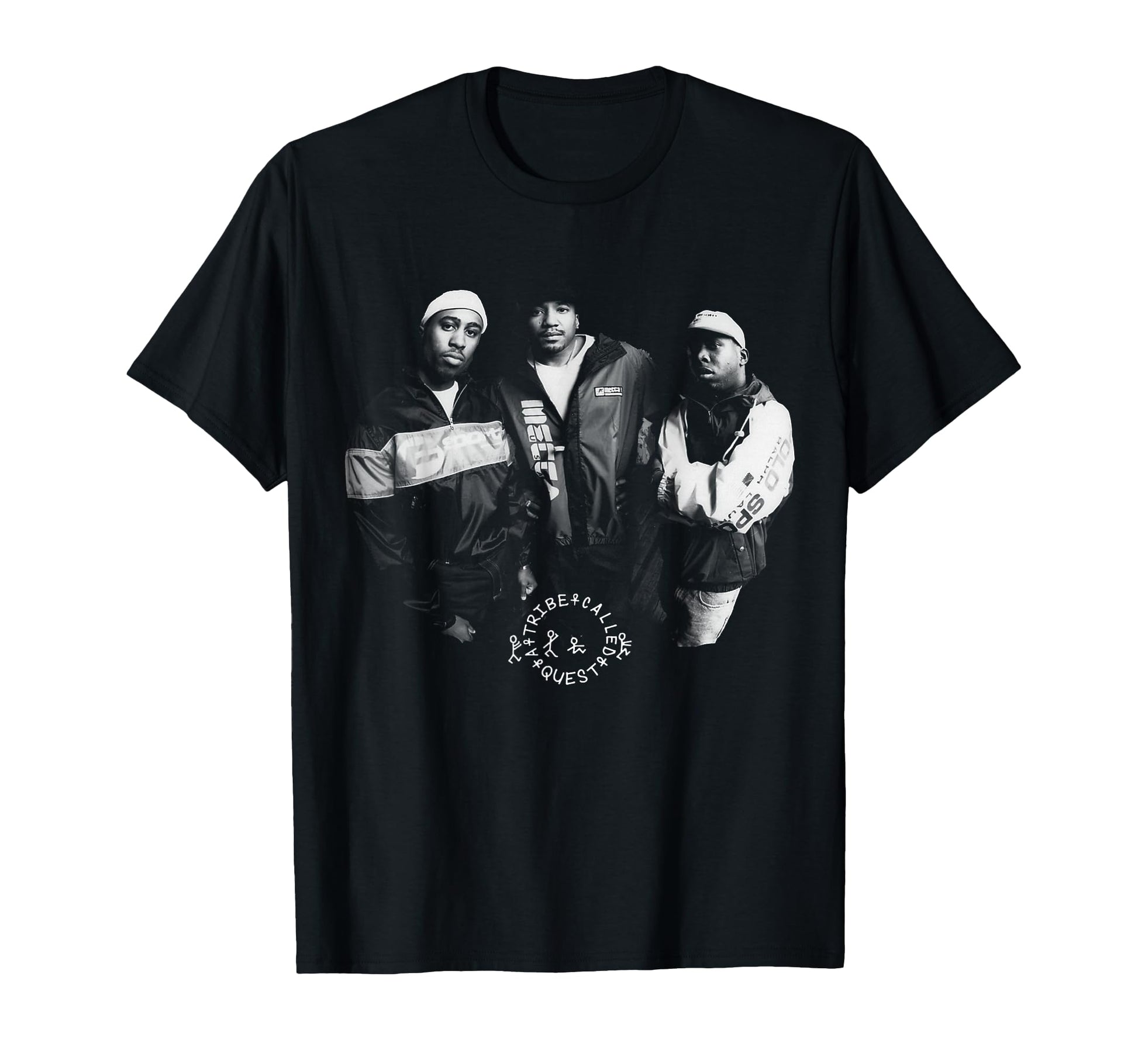 Tribe Called Quest B W Photo T-Shirt - Graphic Print Unisex - T-Shirt, Sweatshirt, Hoodie
