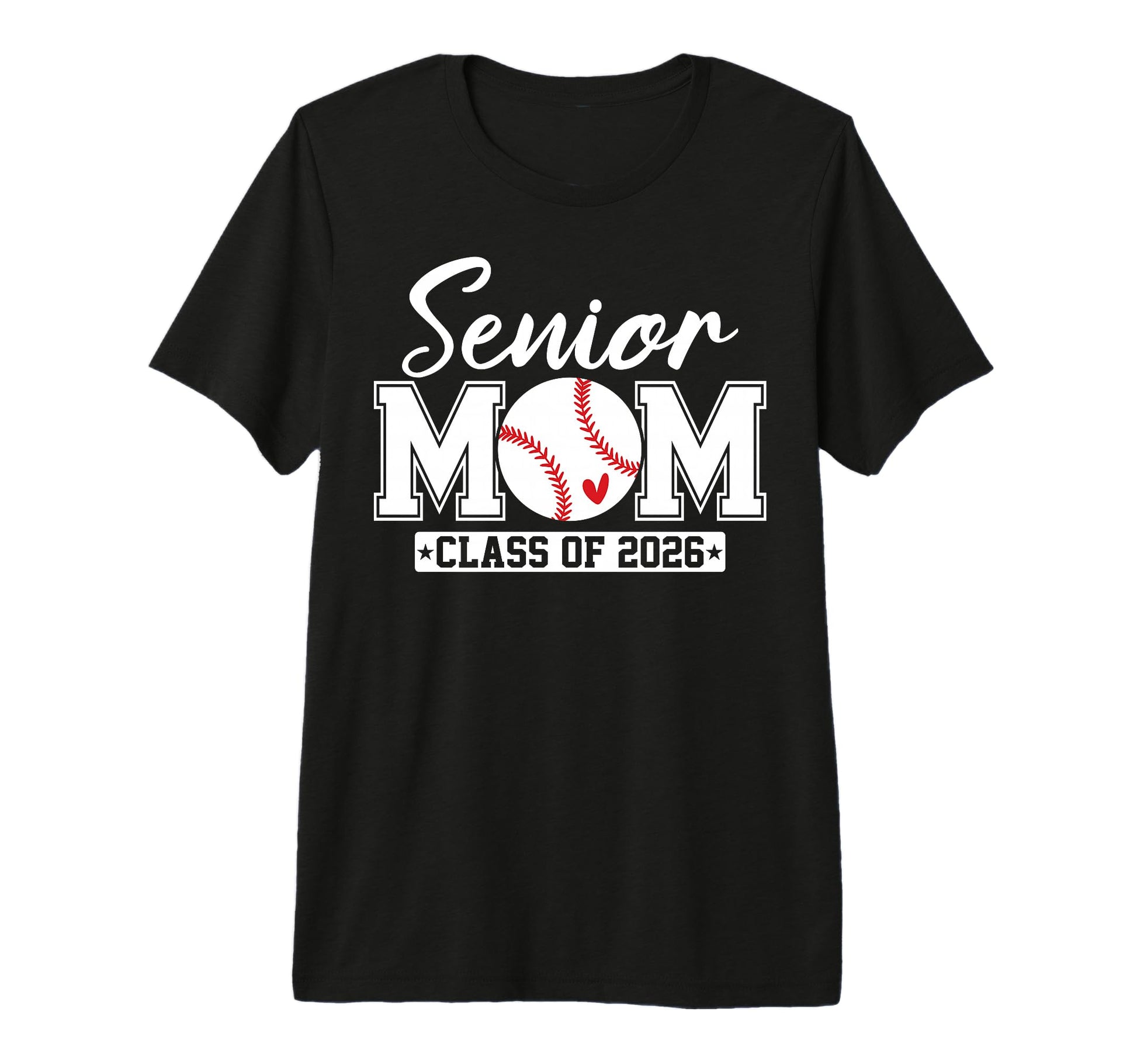 Senior Mom Class 2026 Baseball Mom T-Shirt - Aesthetic Graphic for Adults - T-Shirt, Sweatshirt, Hoodie