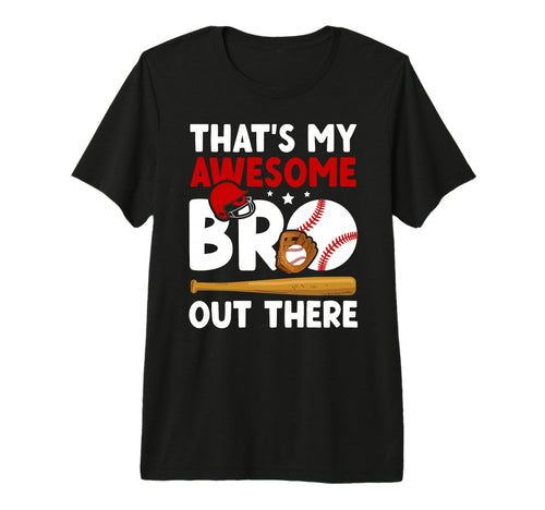 Baseball Brother Proud Baseball T-Shirt - Custom Art Print for Adults - T-Shirt, Sweatshirt, Hoodie