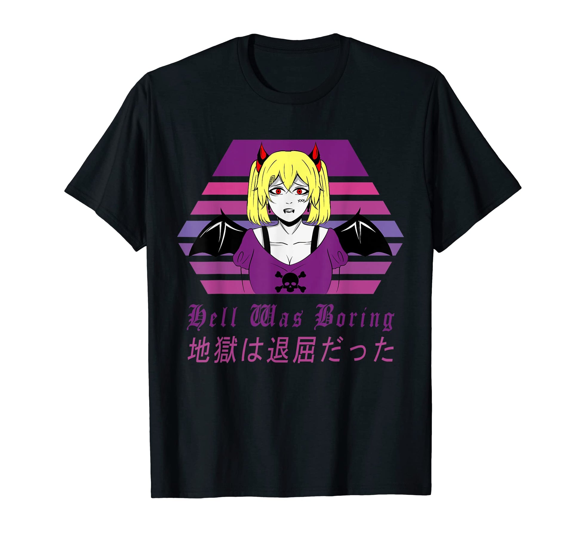 Devil Anime Soft Grunge Alt Goth T-Shirt - Streetwear Style for Adults - T-Shirt, Sweatshirt, Hoodie