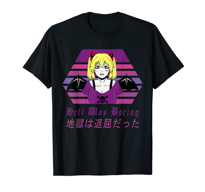 Devil Anime Soft Grunge Alt Goth T-Shirt - Streetwear Style for Adults - T-Shirt, Sweatshirt, Hoodie