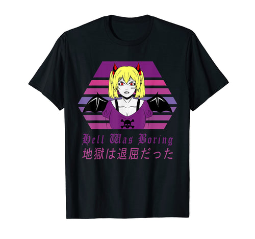 Devil Anime Soft Grunge Alt Goth T-Shirt - Streetwear Style for Adults - T-Shirt, Sweatshirt, Hoodie