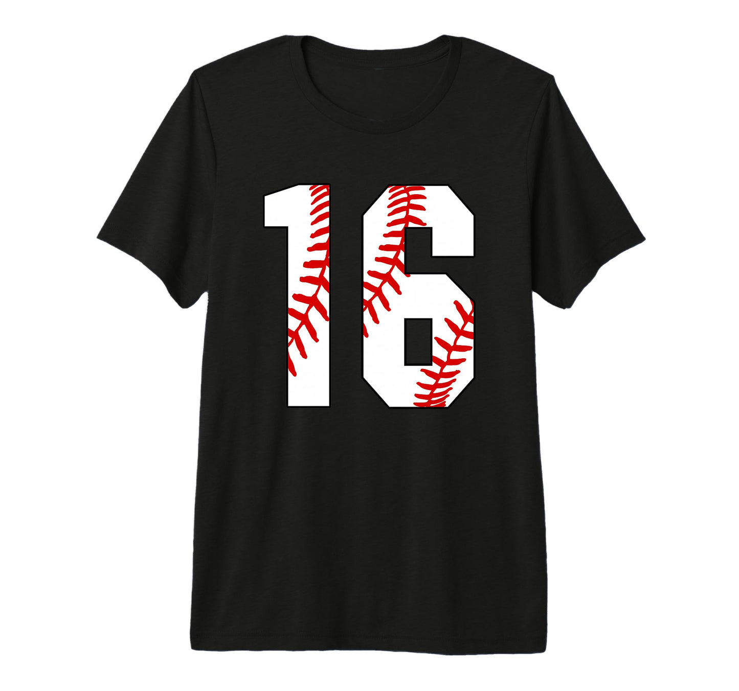 16 Baseball Mom Sweet Sixteen Player T-Shirt - Minimalist Print Unisex - T-Shirt, Sweatshirt, Hoodie