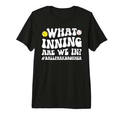 Ballpark Brother Groovy Softball T-Shirt - Casual Everyday Wear Unisex - T-Shirt, Sweatshirt, Hoodie