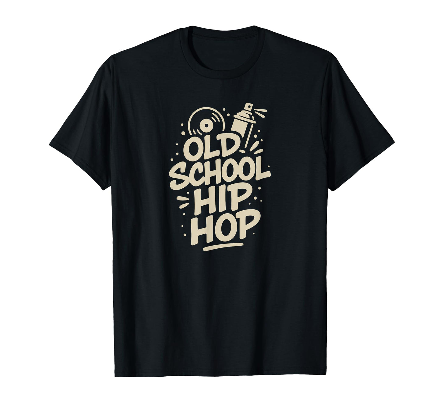 Raised Old School Hip Hop Simple Rap T-Shirt - Fun Novelty Design Unisex - T-Shirt, Sweatshirt, Hoodie
