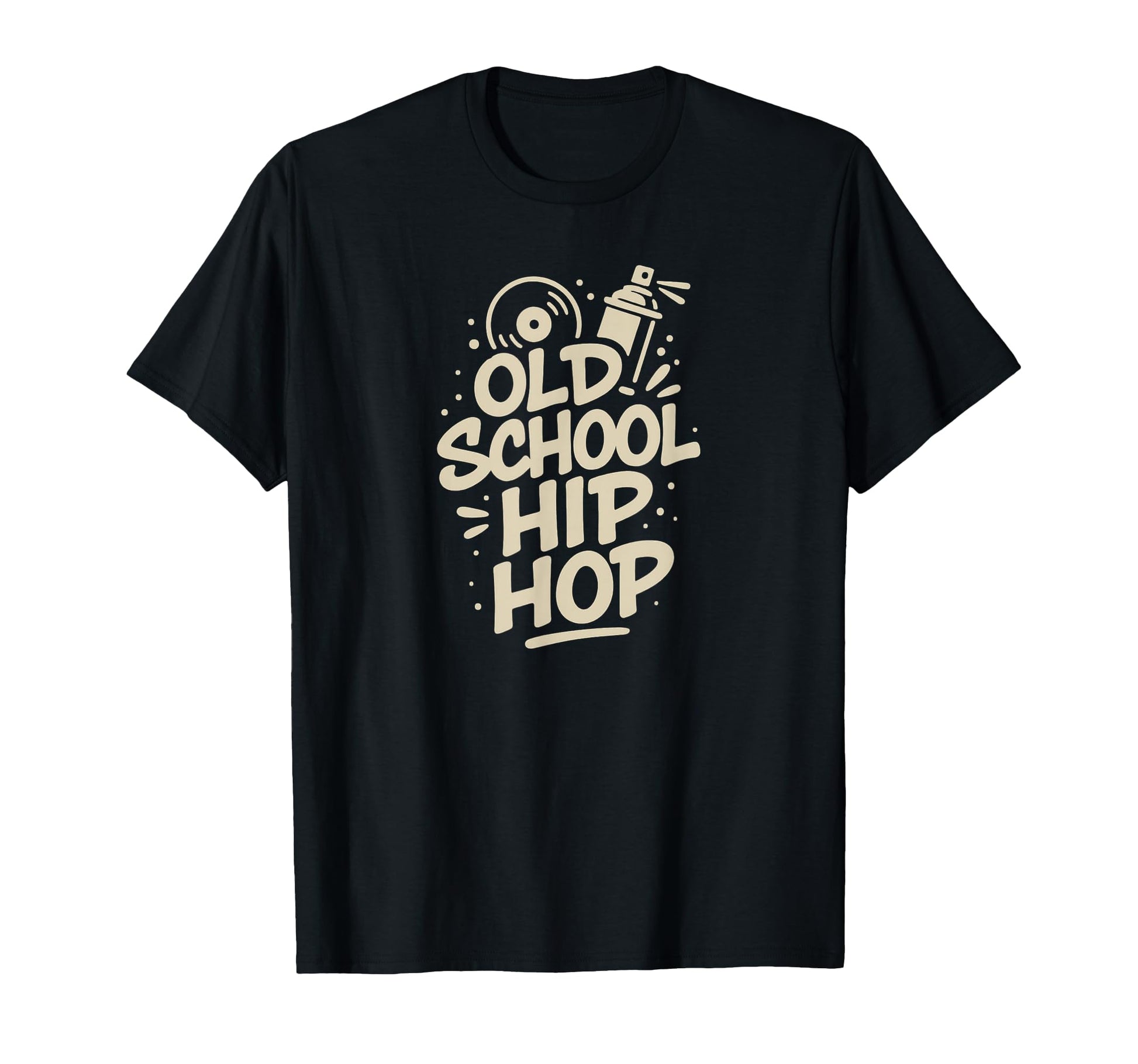 Raised Old School Hip Hop Simple Rap T-Shirt - Fun Novelty Design Unisex - T-Shirt, Sweatshirt, Hoodie