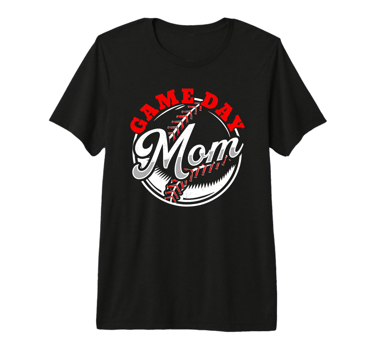 Game Day Mom Proud Baseball Parent T-Shirt - Minimalist Print Men Women - T-Shirt, Sweatshirt, Hoodie