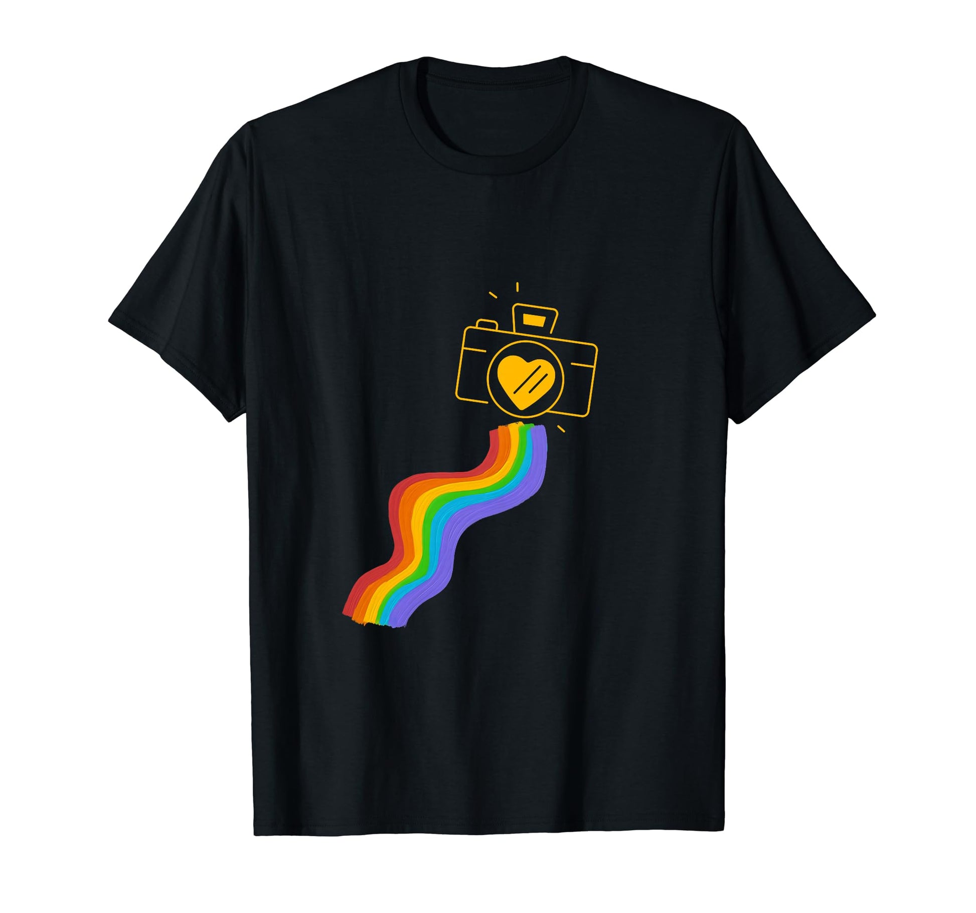 Rainbow Camera Yrm Sweatshirt - Aesthetic Graphic for Adults - T-Shirt, Sweatshirt, Hoodie