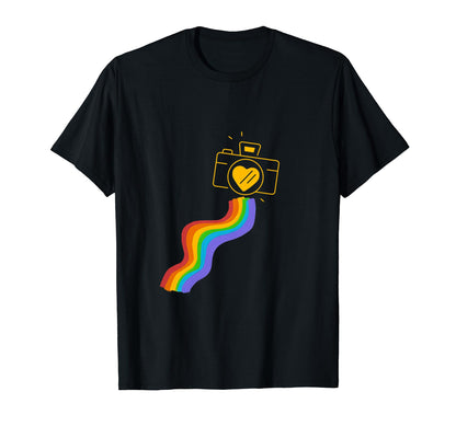 Rainbow Camera Yrm Sweatshirt - Aesthetic Graphic for Adults - T-Shirt, Sweatshirt, Hoodie