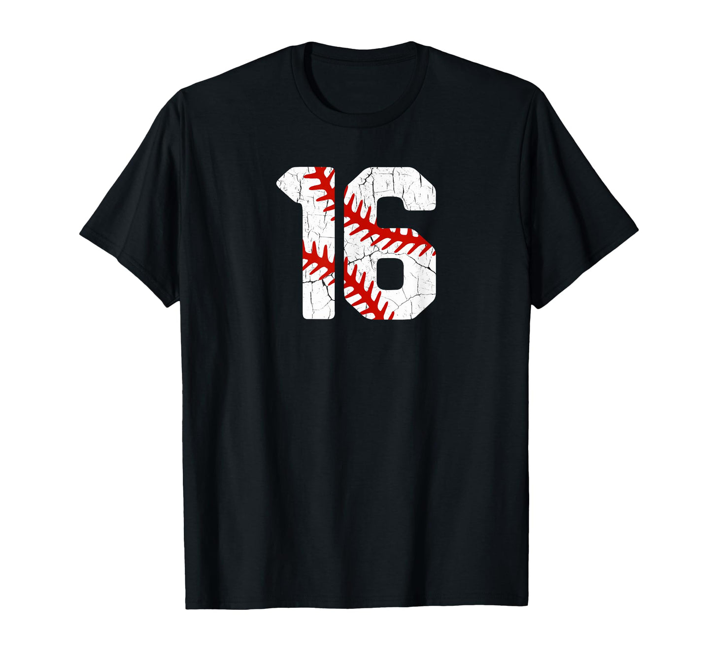 Baseball Player Jersey Number 16 16 T-Shirt - Aesthetic Graphic Men Women - T-Shirt, Sweatshirt, Hoodie