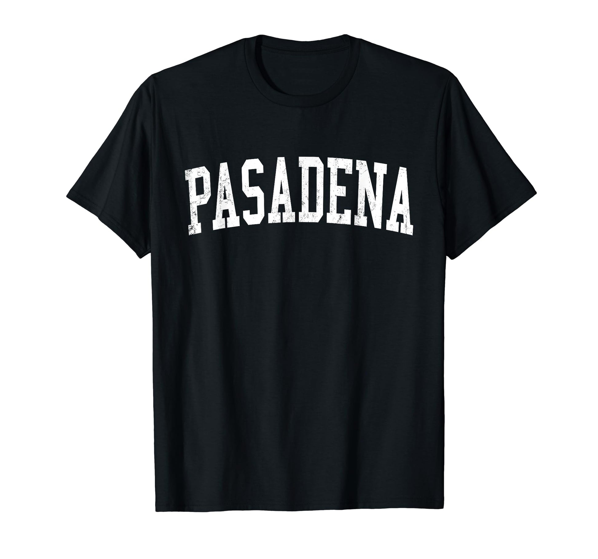 Pasadena Tx Distressed White Varsity T-Shirt - Casual Everyday Wear Unisex - T-Shirt, Sweatshirt, Hoodie