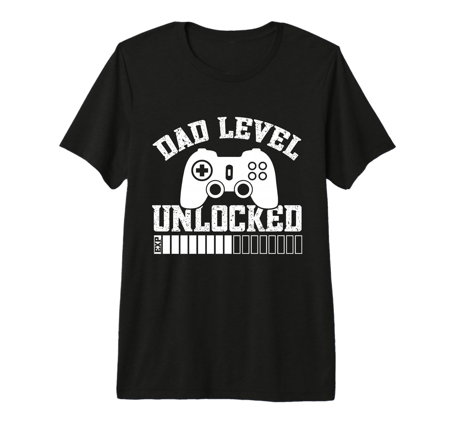 Mens Funny Gamer Dad Dad Level Unlocked T-Shirt - Graphic Print for Adults - T-Shirt, Sweatshirt, Hoodie