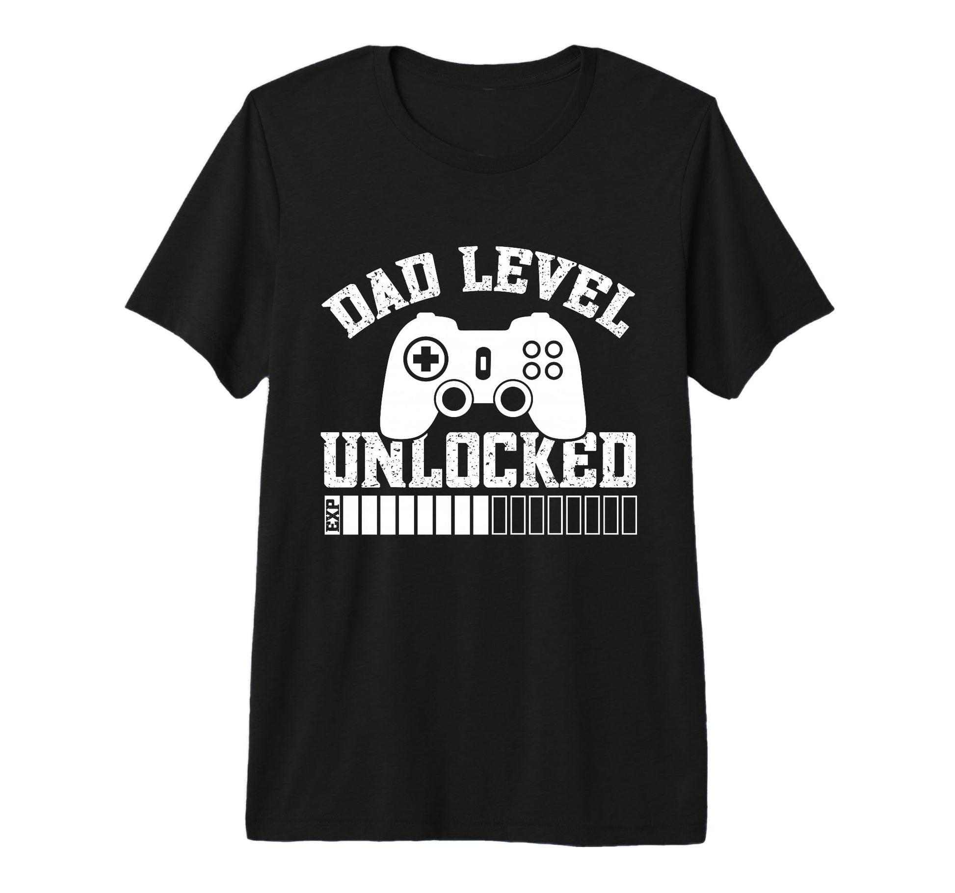 Mens Funny Gamer Dad Dad Level Unlocked T-Shirt - Graphic Print for Adults - T-Shirt, Sweatshirt, Hoodie