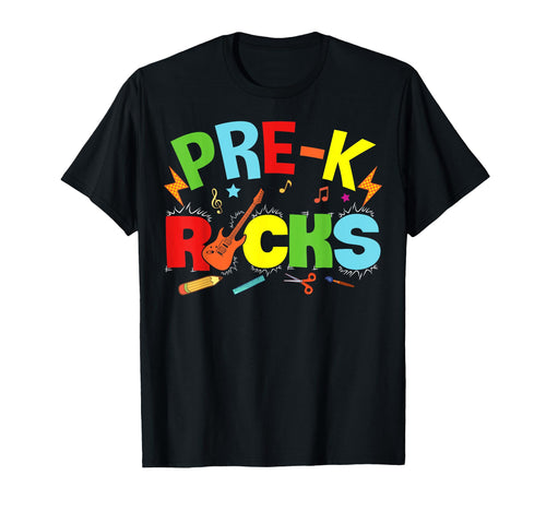 Hello Pre K Rocks Teacher Team Vibes T-Shirt - Aesthetic Graphic Men Women - T-Shirt, Sweatshirt, Hoodie