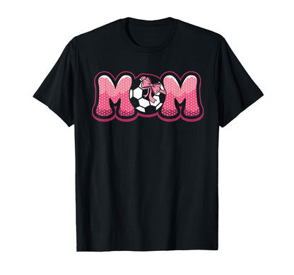 Soccer Mom Coquette Bow Game Day T-Shirt - Casual Everyday Wear Men Women - T-Shirt, Sweatshirt, Hoodie