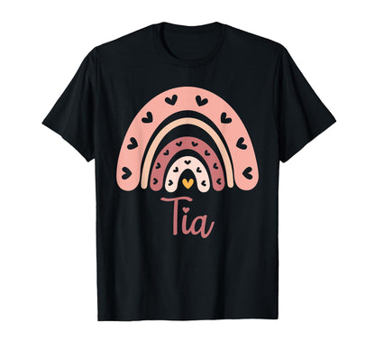 Tia Birthday Rainbow Boho Tia T-Shirt - Aesthetic Graphic Men Women - T-Shirt, Sweatshirt, Hoodie