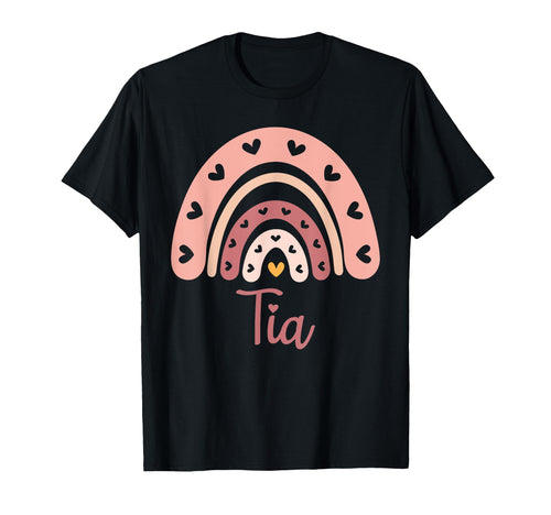 Tia Birthday Rainbow Boho Tia T-Shirt - Aesthetic Graphic Men Women - T-Shirt, Sweatshirt, Hoodie