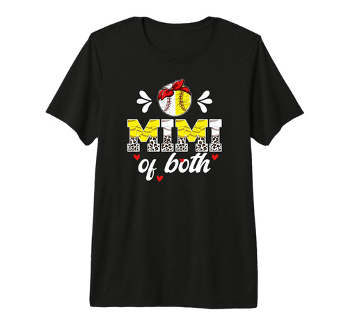 Mimi Both Leopard Baseball Softball T-Shirt - Custom Art Print Men Women - T-Shirt, Sweatshirt, Hoodie