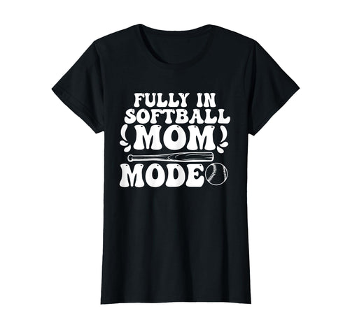 Softball Mom Mothers Day Baseball T-Shirt - Custom Art Print for Adults - T-Shirt, Sweatshirt, Hoodie