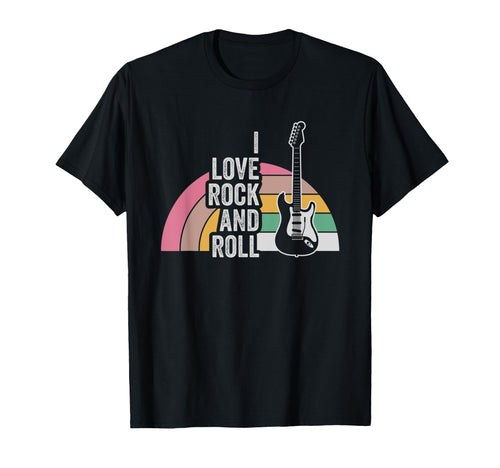 I Love Rock And Roll Music Vibes T-Shirt - Unique Graphic for Adults - T-Shirt, Sweatshirt, Hoodie
