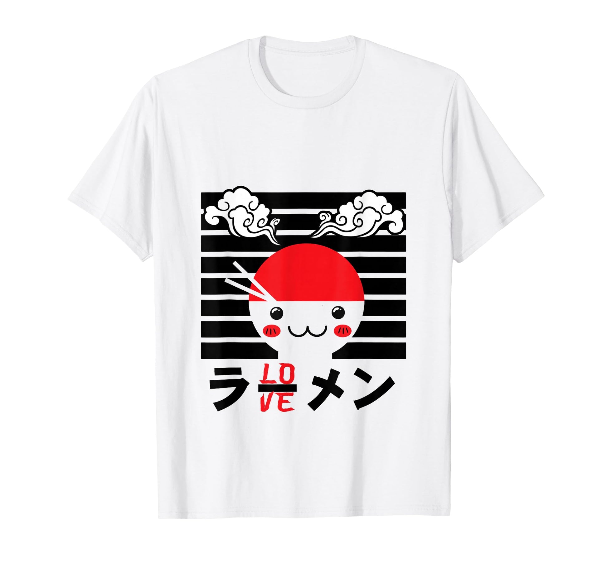 Vaporwave Kawaii Love Ramen T-Shirt - Streetwear Style for Adults - T-Shirt, Sweatshirt, Hoodie