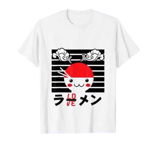 Vaporwave Kawaii Love Ramen T-Shirt - Streetwear Style for Adults - T-Shirt, Sweatshirt, Hoodie