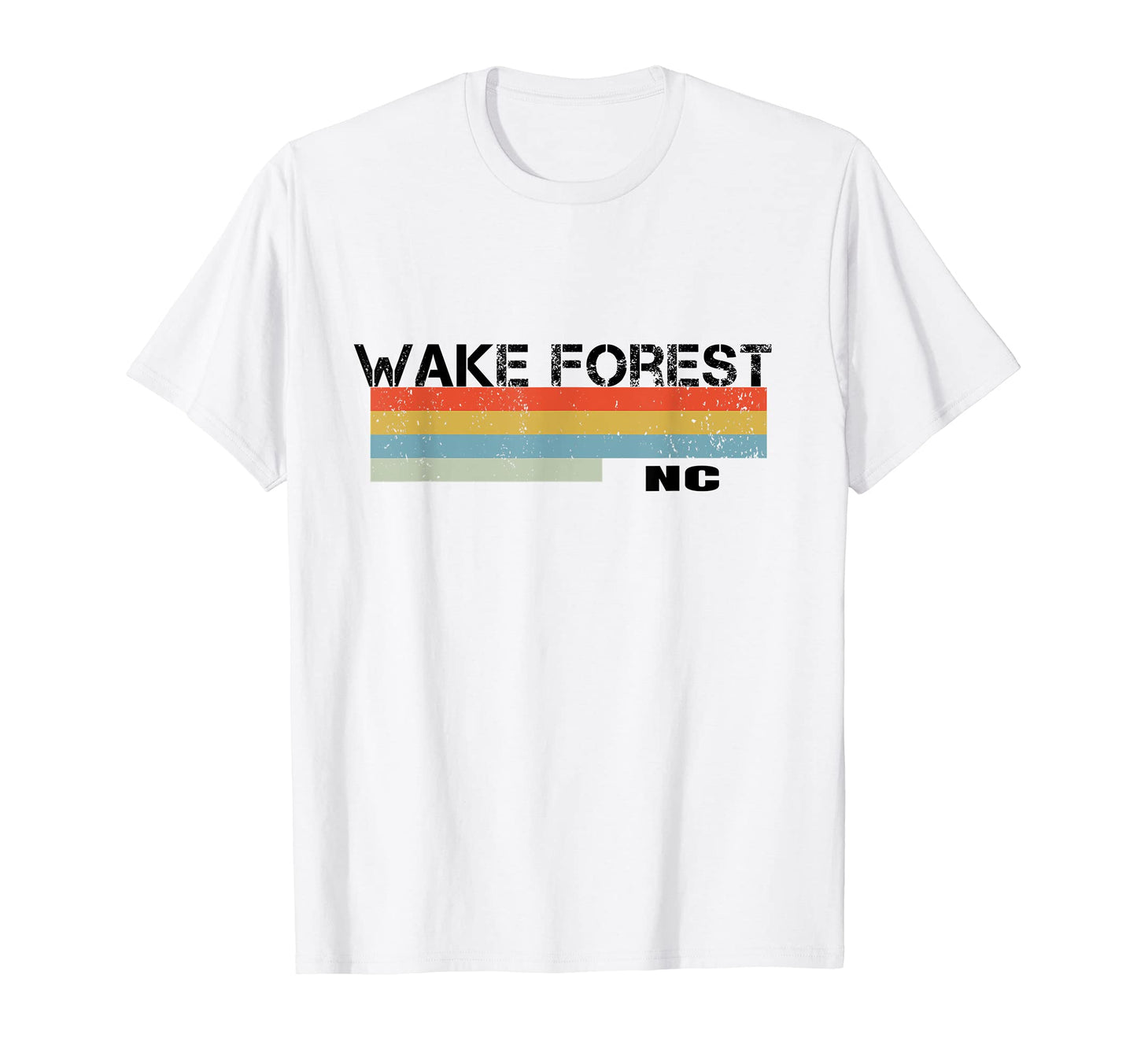 Wake Forest Stripes T-Shirt - Graphic Print Unisex - T-Shirt, Sweatshirt, Hoodie