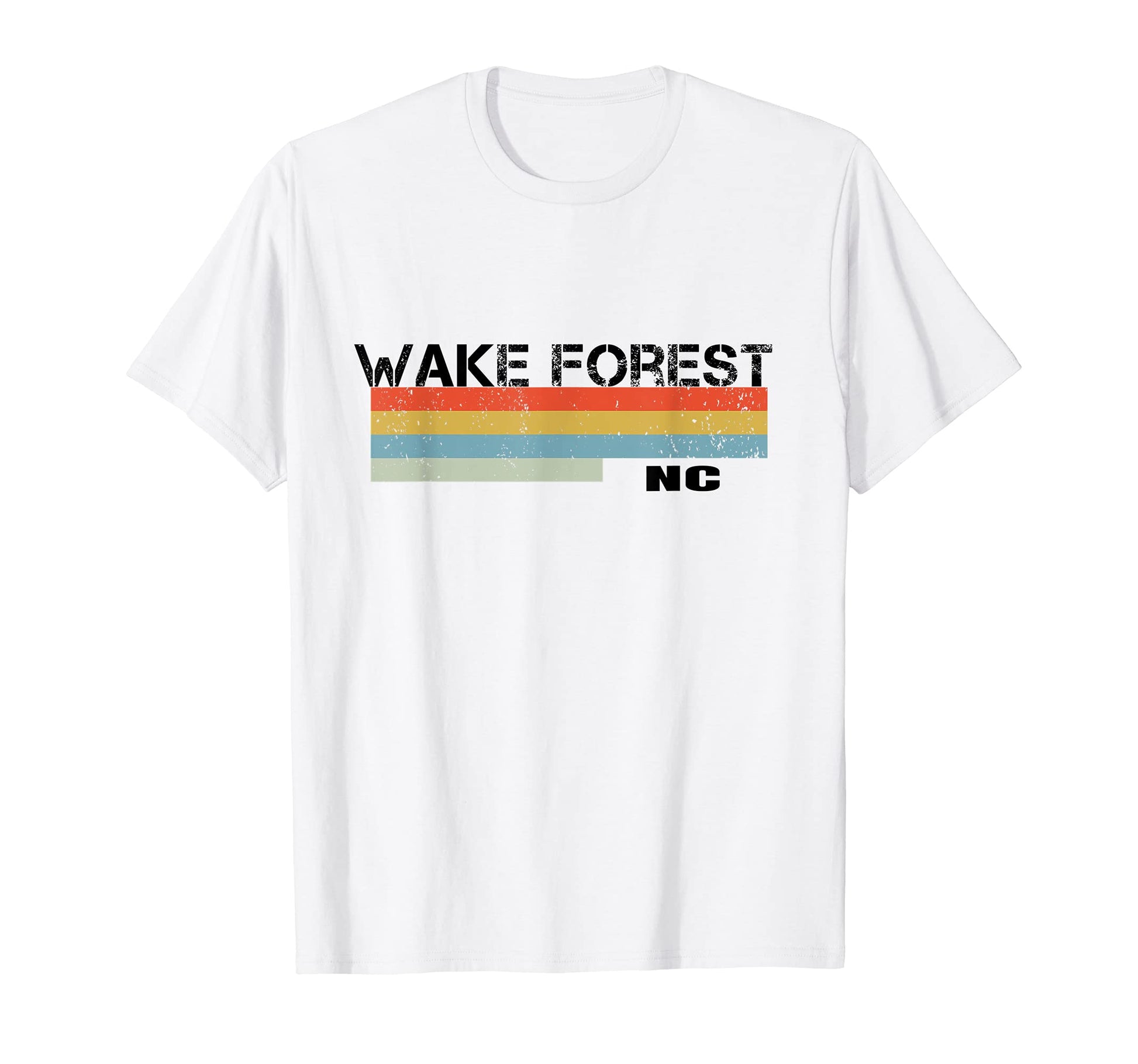 Wake Forest Stripes T-Shirt - Graphic Print Unisex - T-Shirt, Sweatshirt, Hoodie