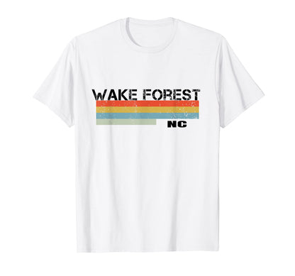 Wake Forest Stripes T-Shirt - Graphic Print Unisex - T-Shirt, Sweatshirt, Hoodie