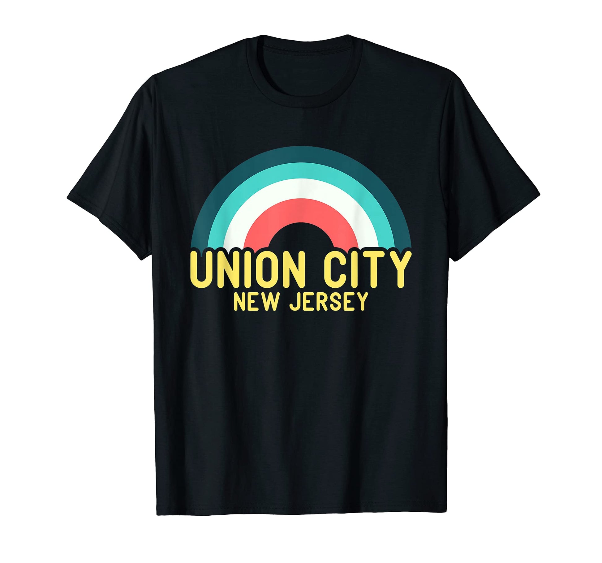 Union City New Jersey Rainbow T-Shirt - Novelty Apparel for Adults - T-Shirt, Sweatshirt, Hoodie