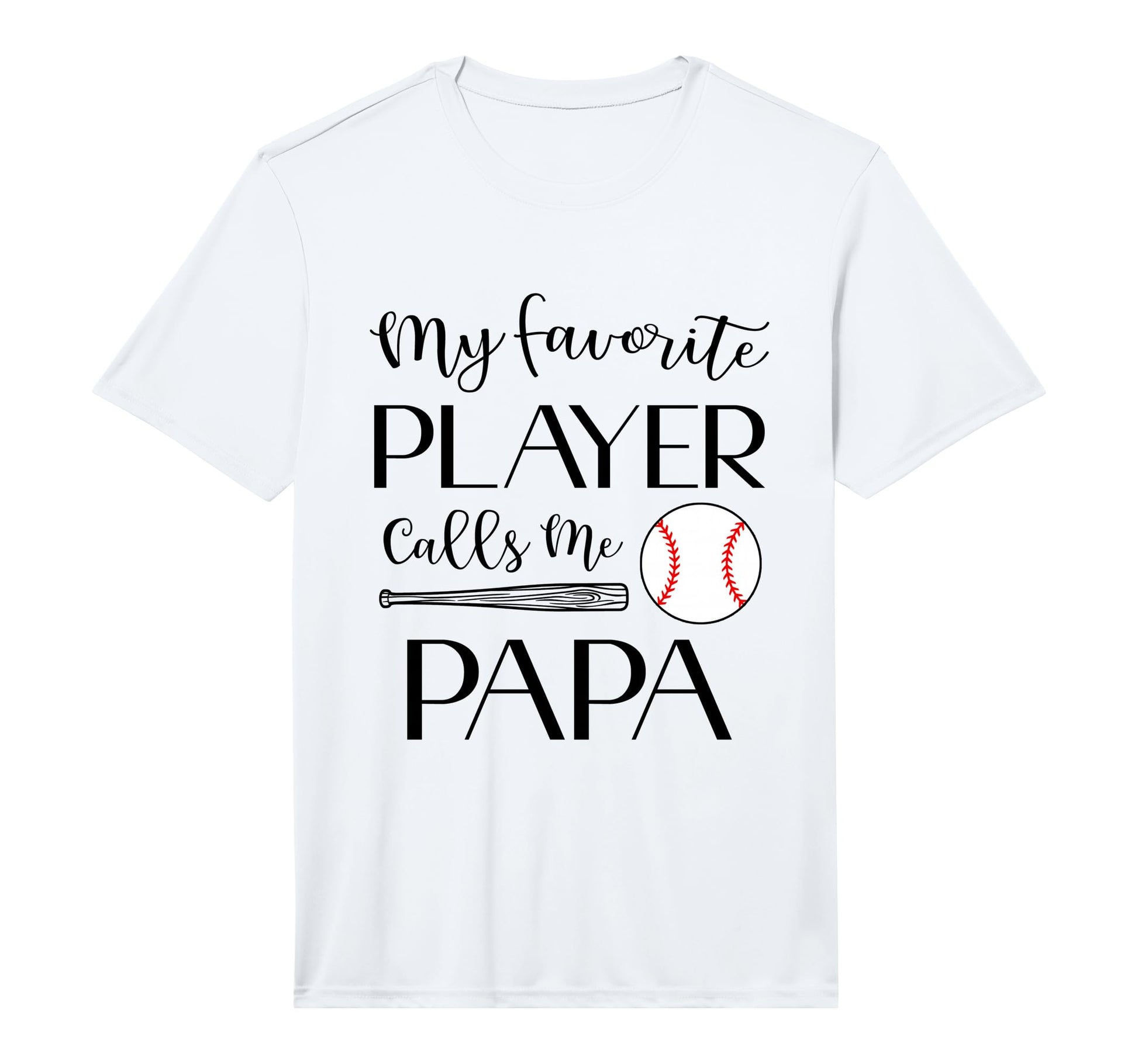 Mens Baseball My Favorite Player Calls T-Shirt - Graphic Print for Adults - T-Shirt, Sweatshirt, Hoodie