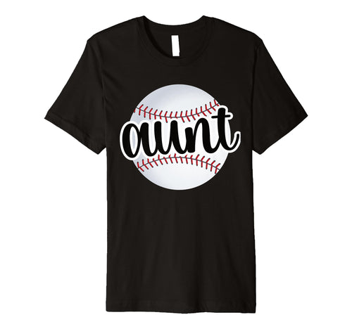 Baseball Aunt Baseball Fan Proud T-Shirt - Aesthetic Graphic for Adults - T-Shirt, Sweatshirt, Hoodie