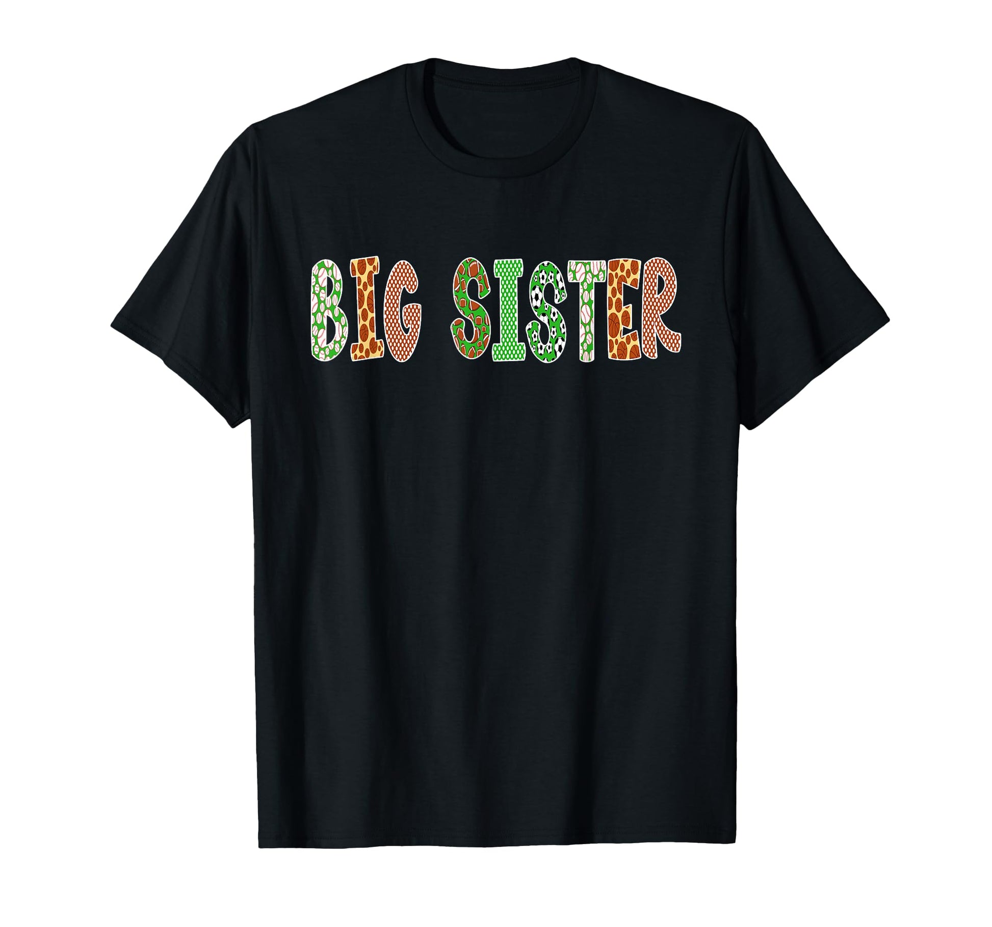 Sports Baller Big Sister Birthday T-Shirt - Minimalist Print for Adults - T-Shirt, Sweatshirt, Hoodie